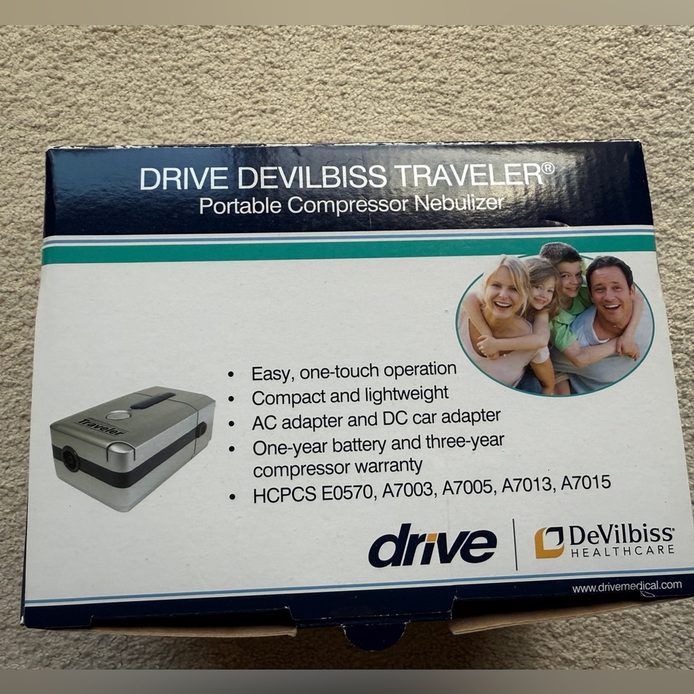 Drive DeVilbiss Traveler 6910P-DR Portable Case, Box, & Accessories New - Picture 2 of 6